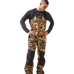 Simms CX Woodland Camo Fishing Overalls XXL NWOT MSRP $449